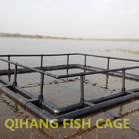 Cage flottante pour l'élevage des poissons de 6 m x 6 m en provenance de Chine