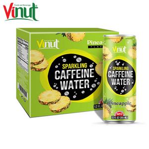 เครื่องดื่มอัดลมสับปะรด12 floz vinut 4กระป๋องต่อแพ็คสามารถผลิตฉลากส่วนตัวปราศจากน้ำตาลคาเฟอีนธรรมชาติส่งออกในเวียดนาม - Product Image 1