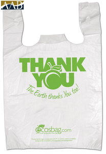 Bolsa de embalaje de camisetas de plástico HDPE termosellado con logotipo personalizado, bolsita de plástico con fuelle de Vietnam para camisetas de supermercado - Product Image 5