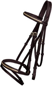 Felicitas Snaffle บังเหียนอังกฤษพร้อมคริสตัลอีควอไลซินอายวิภาคที่สวยงาม - Product Image 4