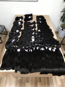 Trama de cabello humano virgen europeo de alta calidad, extensión de cabello Remy ruso de doble estiramiento, Cabello 100% Virgen sin procesar de un solo proveedor - Product Image 2