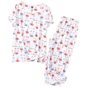Ensemble pyjama d'été pour femmes, en Jersey de coton, nouvelle collection - Product Image 3
