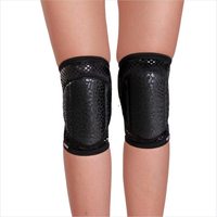 Genouillères de pole dance en néoprène de qualité supérieure, épaisses, noires, avec grip adhésif, protection professionnelle, vente en gros 2022
