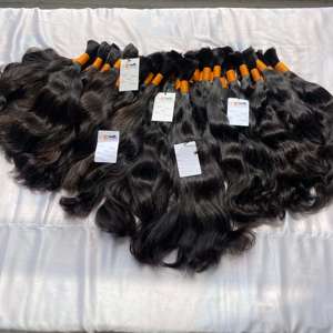 Venta al por mayor de paquetes de vendedores de cabello, 10-30 pulgadas 10a 11a tejido de cabello a granel indio virgen crudo, paquete de cabello humano brasileño alineado con cutícula - Product Image 5