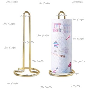 Classic Design Metal Gold Color <b>Tissue</b> Holder Set Of Two Superior Quality Kitchenware <b>Tissue</b> <b>Paper</b> Holder - Product Image 1