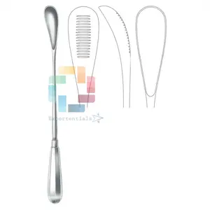 Cuzzi Ovum Curette Terug Gekarteld 21Mm/Abortus Scoop Blunt