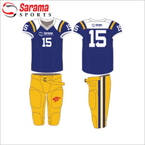 Maillots de football américain pour hommes personnalisés pas chers équipes de collèges américains cousus authentiques, - Product Image 3