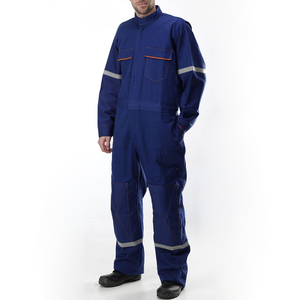 Xây Dựng Đầy Đủ Cơ Thể Làm Việc Coverall Polyester An Toàn Đồng Phục Với Huỳnh Quang Tính Năng Cho Kho Quần Áo - Product Image 1