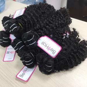 Extensions de cheveux Remy brésiliens naturels très bouclés — ali queen, mèches Double Machine, haute qualité, prix en gros - Product Image 4