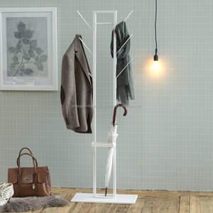 Porte-manteau et porte-parapluie 2-en-1 moderne, artisanat métallique fait main par un fabricant en gros - Product Image 2