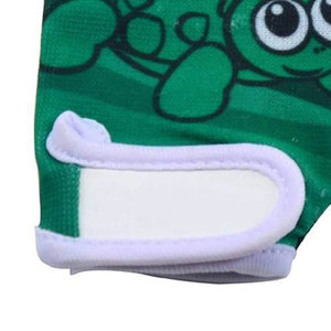 Guantes de Motociclismo de Cuero para Niños, Personalizados, de Medio Dedo, con Estampado Completo, Deportivos, Elegantes, para Ciclismo al Aire Libre - Product Image 6