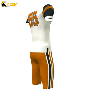 Venta de fábrica, conjunto de uniforme de camiseta de fútbol americano, buen diseño, patrón personalizado, impresión por sublimación, precio de opción de talla grande - Product Image 5