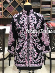 Chaqueta bordada de manga larga para mujer, ropa personalizada Bohemia, Estilo Vintage - Product Image 2