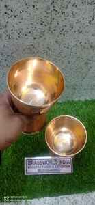 Modèle de fournitures d'église de style religieux de calice en laiton poli rempli de métal - Product Image 2