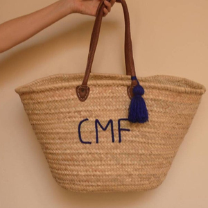 Sacs en paille magnifiquement faits à la main, sacs personnalisés - Product Image 1