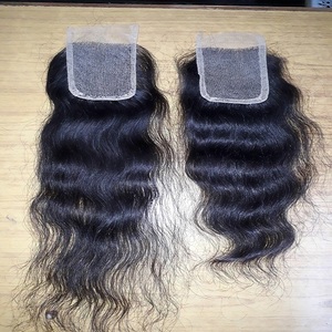 Tissage de cheveux Remy de couleur naturelle non traitée indienne vierge crue-Extrémités de cheveux simples à double tirage directement du fournisseur - Product Image 1