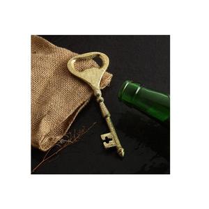 Tire-bouchon décapsuleur vintage en métal en forme de clé, finition dorée, idéal pour la maison et les restaurants, personnalisable avec logo OEM – Meilleures ventes - Product Image 1