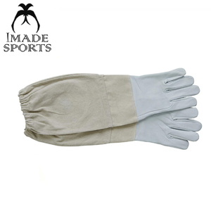 Goatskin-guantes de apicultura, manguitos a prueba de picaduras - Product Image 2