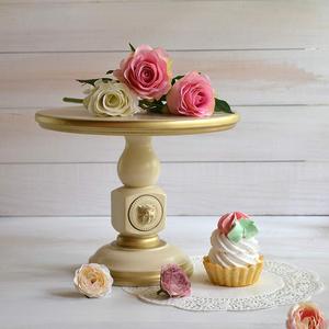 Customized <b>Wooden</b> <b>cake</b> <b>stand</b> TableCake <b>Stand</b> Acacia Wood <b>Cake</b> <b>Stand</b> Footed Round Server Server <b>Cake</b> <b>Stand</b> with Acrylic Dome - Product Image 4