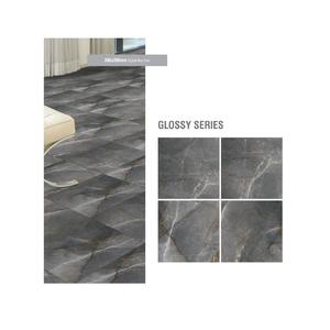 กระเบื้องปูพื้นเคลือบเงาดีไซน์โอนิกซ์สีเทาเซรามิก 40x40ซม - Product Image 3