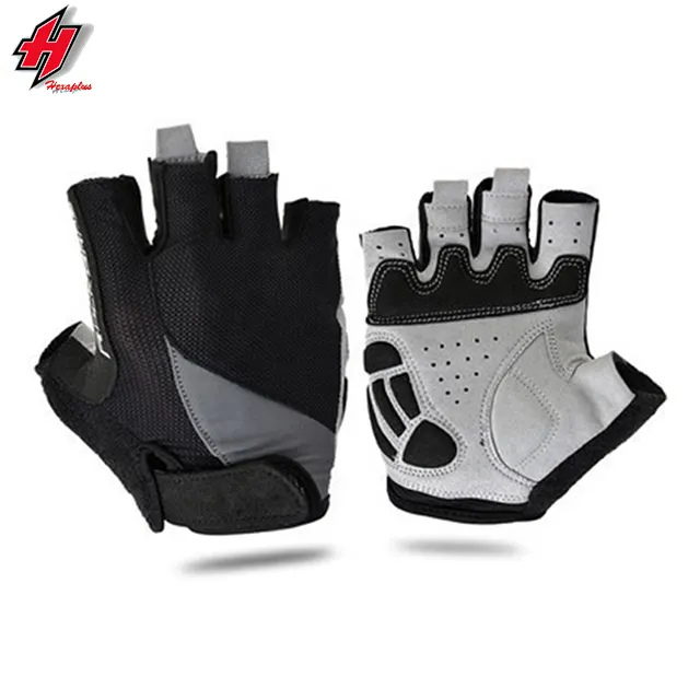 cycling gloves custom Cool Change Padded Shockproof Anti Slip Breathable Mountain Bike Cycling Gloves Half Finger Bicycle Gloves