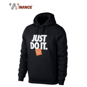 Sudadera con capucha unisex con logotipo personalizado para mujer, tejido antiarrugas y antiencogimiento, estampado de poliéster y forro polar - Product Image 1