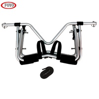 Chariot de transport de kayak universel FOYO avec canoës planches à pagaie tapis de flotteur et piston de bateaux Jon compatible pour une utilisation marine
