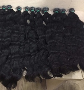 I Tips Silky Straight Wave Raw Virgin Cambodgien Remy Hair Extensions Trame unique - Product Image 1