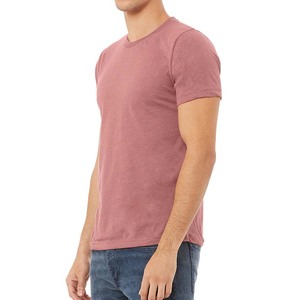 Bella + Canvas 3001CVC-T-shirt en jersey unisexe Microfibre Bella + T-shirt en toile unisexe CVC Prix de gros Logo personnalisé - Product Image 5