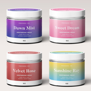 Ingrosso rotolo di stampa personalizzato 2oz 4oz 8oz impermeabile in vinile <span class=keywords><strong>vetro</strong></span> cosmetico contenitore barattolo adesivo etichetta per crema per il viso - Product Image 6