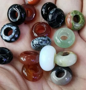 Cuentas Redondas de Ópalo Etíope Natural con Orificio Grande, Alta Calidad, Certificado IGI, HARI OM CREATIONS, 10 Hilos, Joyería para Bodas - Product Image 4