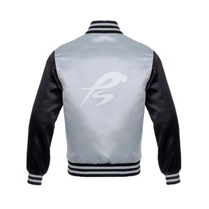 Men's 2026 Winter Jackets Casual Bomber Satin Customized Jacket Windproof Winter <b>Lined</b> Warm Windbreaker <b>Coat</b> Outwear - Product Image 2