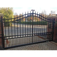 Puerta Decorativa de Hierro Forjado con Letra W de Alta Calidad