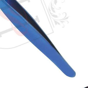 Pinza de volumen curvado de precisión para extensión de pestañas, 12mm, 35 grados, en Color azul, Etiqueta Privada, volumen de extensión de pestañas - Product Image 4