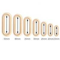 Œillets métalliques en alliage de zinc givré de qualité supérieure, forme ovale, carrée, ellipse, pour chaussures, sacs, vêtements