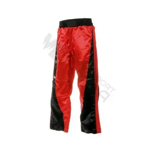 OEM Manufacturer Double Stripe Long Kickboxing Trousers Wholesale Custom Kickboxing Trouser For Training