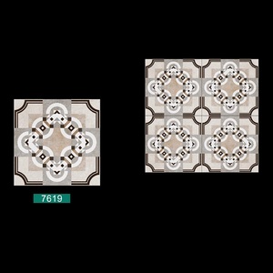 Décoration de conception de tapis de couleur blanche Carrelages en porcelaine polie 40x40cm - Product Image 2