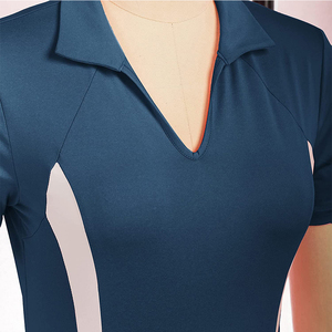 Chemises polo pour femmes, uniformes personnalisés, vêtements pour événements, tissu respirant, techniques brodées, uni pour femmes, prix d'usine - Product Image 3