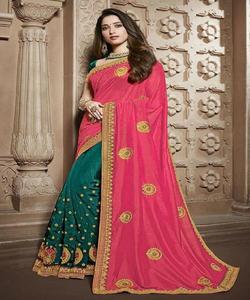 เสื้อผ้าที่มีให้เลือกมากที่สุดสำหรับผู้หญิงชาวอินเดียดีไซน์เนอร์งานปักลายสไตล์ชนเผ่า - Product Image 2