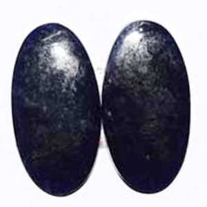 พลอย Sodalite Cabochon คู่แบบธรรมชาติ,พลอยฟรีไซส์สำหรับทำเครื่องประดับ DIY ทำหินคู่ - Product Image 1