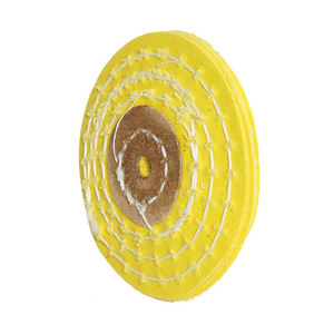 Alta calidad 2,5 "amarillo Razor Edge algodón pulido ruedas de pulido al mejor precio - Product Image 1