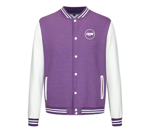 Veste universitaire en toile de style letterman vintage personnalisée OEM pour femmes, manche en cuir brodée sur mesure pour l'hiver devant - Product Image 1