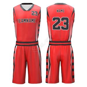 Uniformes de baloncesto profesional Fabricante para equipos Precio al por mayor de calidad superior Unisex Uniformes de baloncesto Set - Product Image 1