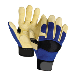 Gants de sécurité en cuir de vachette de haute qualité Prix de gros Gants de travail mécanique industrielle - Product Image 3