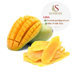Tropische Mango Zachte Gedroogde Gesneden Laag Suiker Natuurlijke Zoete Gedroogd Fruit Uit Vietnam-Lisa W/Een 0084798889335
