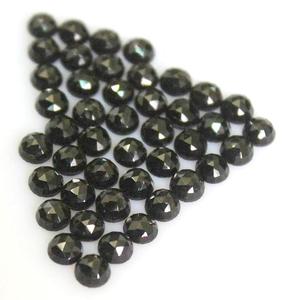 Espinela Negra en Forma de Rosa, Gema Suelta Tallada, Cabujón Pulido para Joyería, Calidad Natural Increíble, Origen Tailandia, 4mm-15mm - Product Image 4