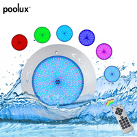 Lampes plates pour bassin IP68 à changement de couleur RGB avec résine, éclairage LED PAR 56 RGB pour piscine, lumière subaquatique