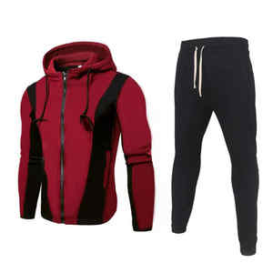 Ropa deportiva con logotipo personalizado para hombre, conjunto de pantalones de Jogging, Sudadera con capucha, chándal, varios colores - Product Image 1