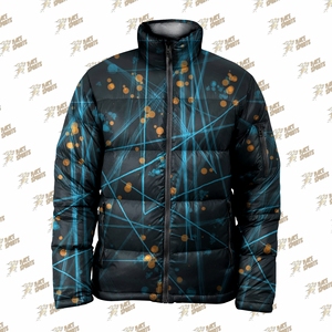 Chaqueta acolchada de invierno negra larga de nailon con logotipo personalizado OEM al por mayor, abrigo de burbujas, chaquetas acolchadas para hombre, chaqueta bomber para hombre 2025 - Product Image 5