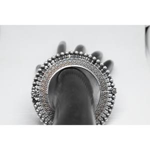 Artifical ขายส่ง2022แฮนด์เมดออกแบบเงินลักษณะเหมือนกันตะวันตกดูเปิดกำไลสำหรับหญิงและหญิง - Product Image 1